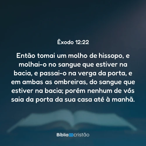Êxodo 12:22