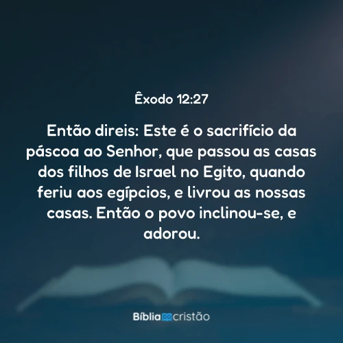 Êxodo 12:27