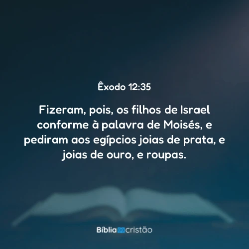 Êxodo 12:35