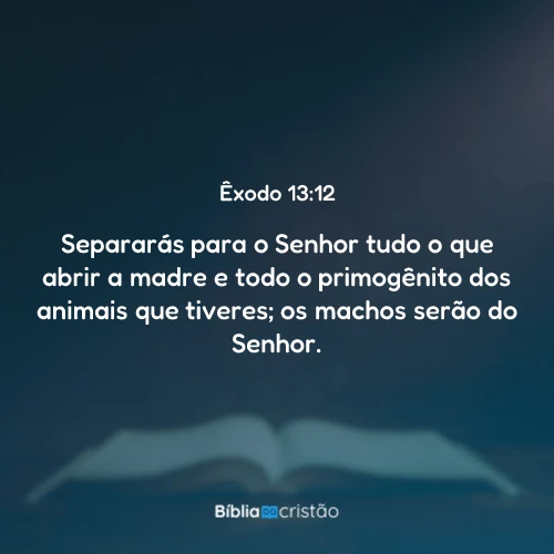 Êxodo 13:12