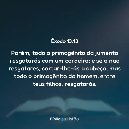 Êxodo 13:13