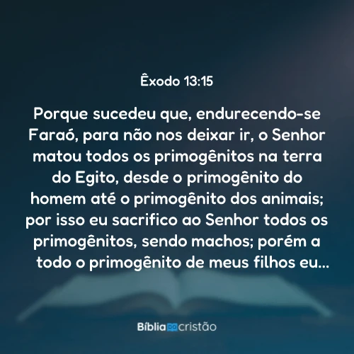Êxodo 13:15