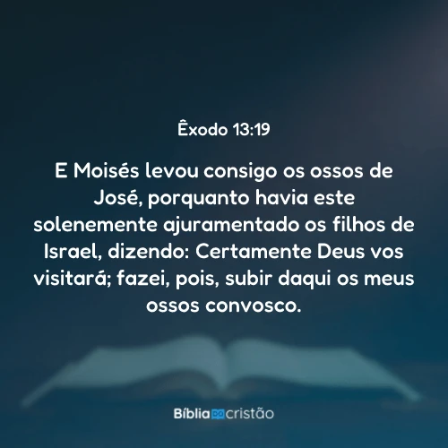 Êxodo 13:19