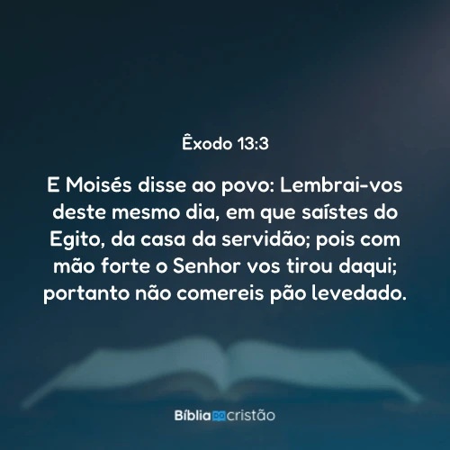 Êxodo 13:3