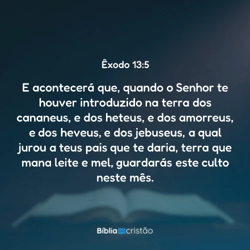 Êxodo 13:5