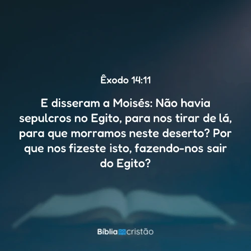 Êxodo 14:11