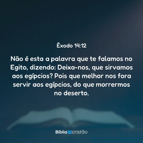 Êxodo 14:12