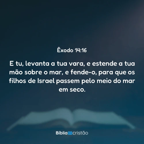 Êxodo 14:16