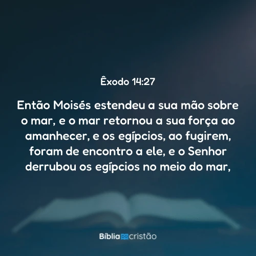 Êxodo 14:27