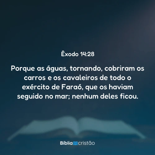 Êxodo 14:28