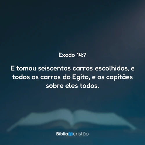 Êxodo 14:7