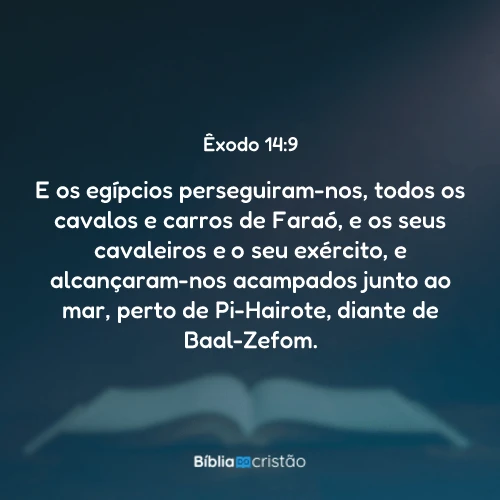 Êxodo 14:9
