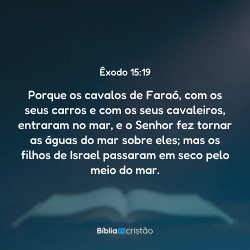 Êxodo 15:19