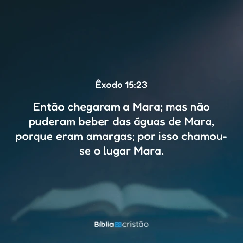 Êxodo 15:23