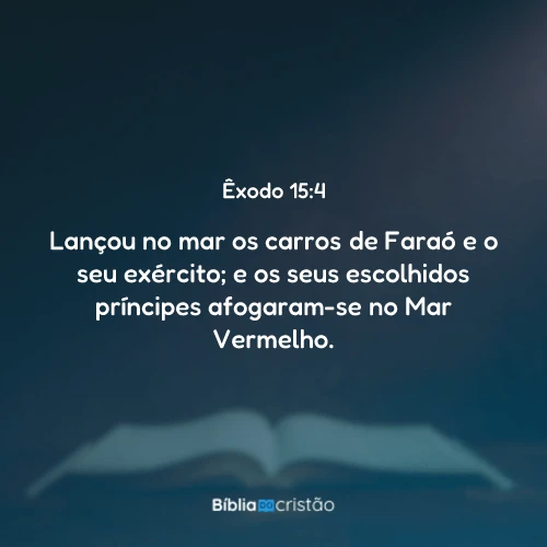 Êxodo 15:4