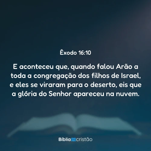Êxodo 16:10