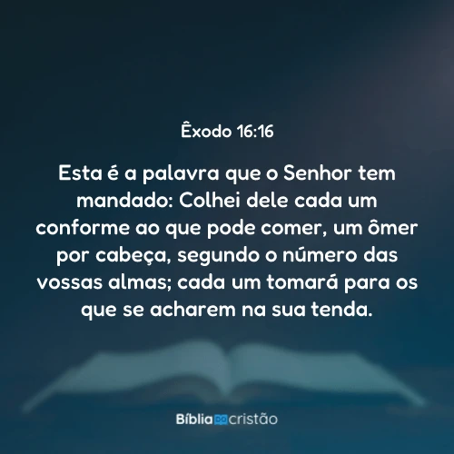 Êxodo 16:16