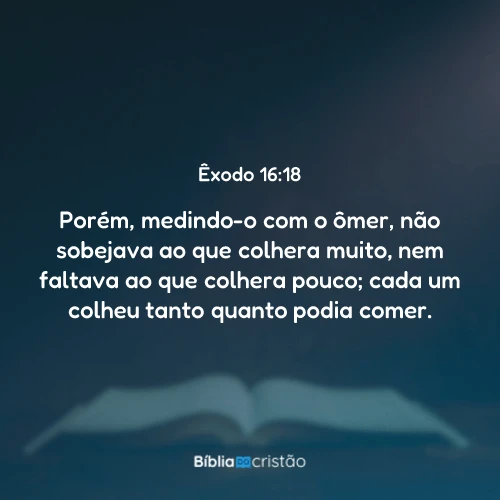 Êxodo 16:18