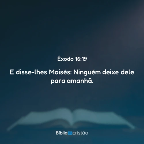 Êxodo 16:19