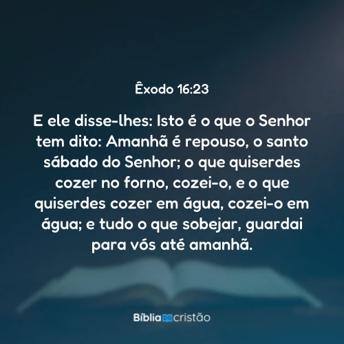 Êxodo 16:23