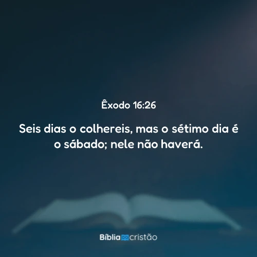 Êxodo 16:26