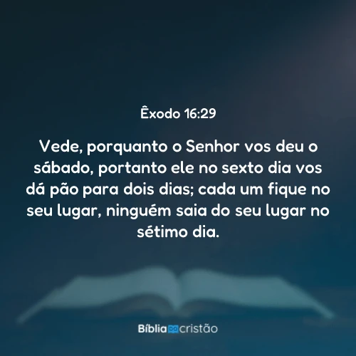 Êxodo 16:29
