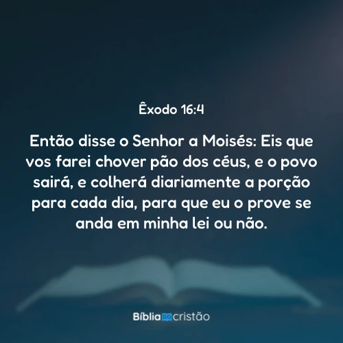 Êxodo 16:4