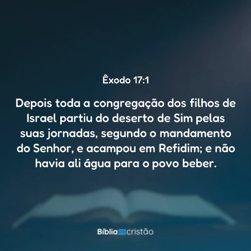 Êxodo 17:1