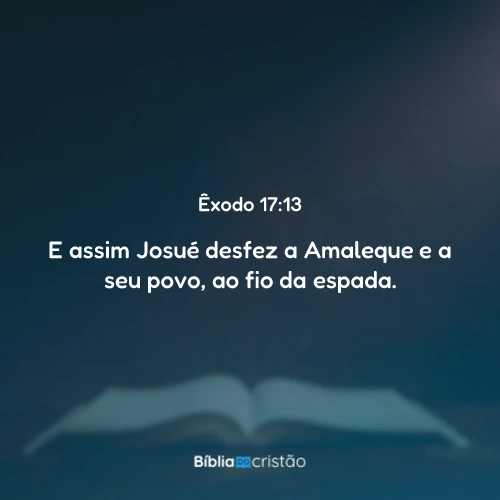 Êxodo 17:13