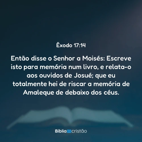 Êxodo 17:14