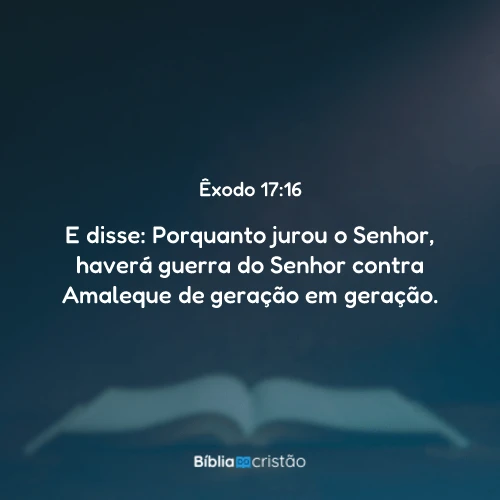 Êxodo 17:16