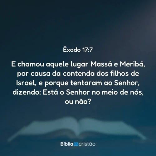 Êxodo 17:7