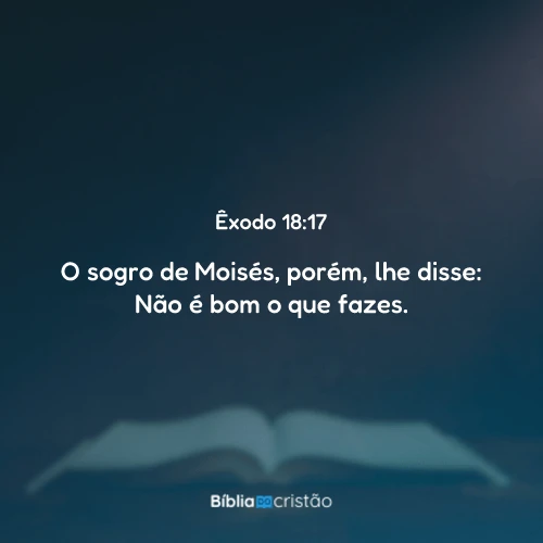Êxodo 18:17