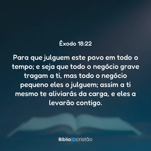 Êxodo 18:22