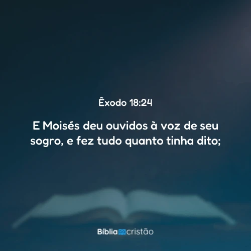 Êxodo 18:24