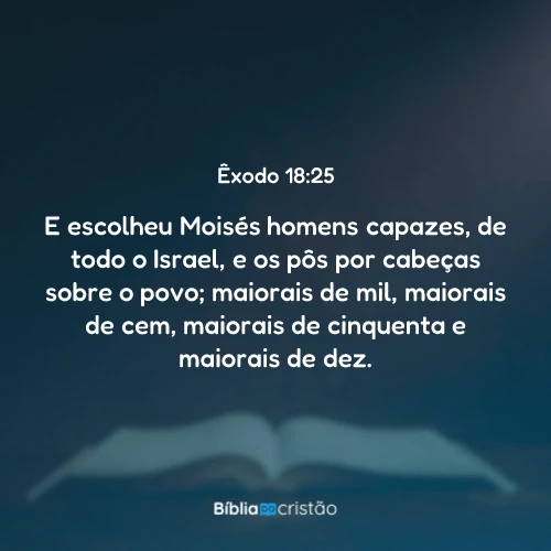 Êxodo 18:25