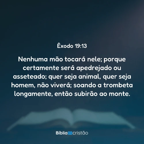 Êxodo 19:13
