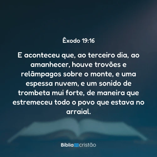 Êxodo 19:16