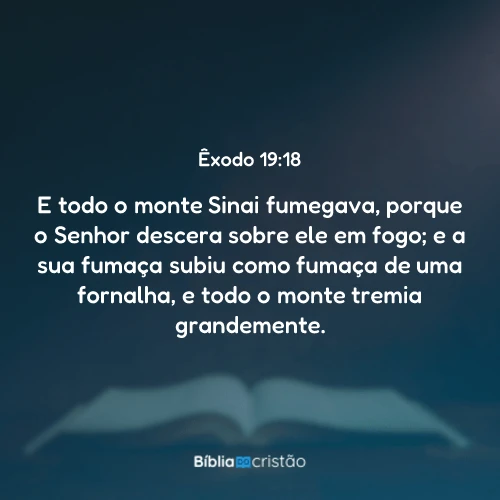 Êxodo 19:18