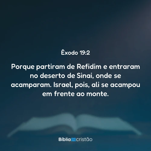 Êxodo 19:2