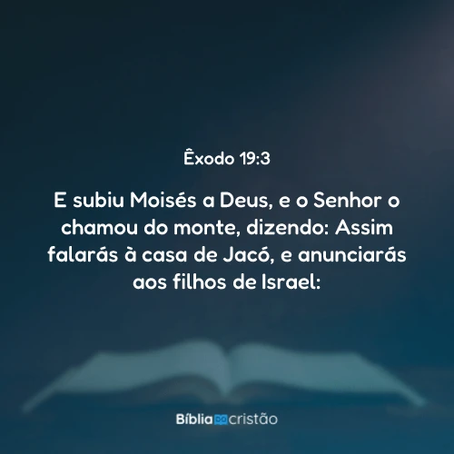 Êxodo 19:3