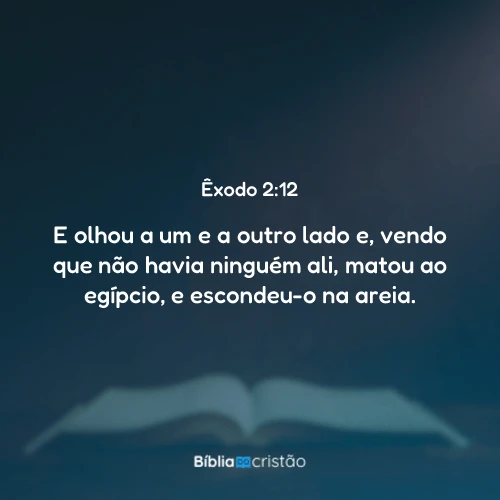 Êxodo 2:12