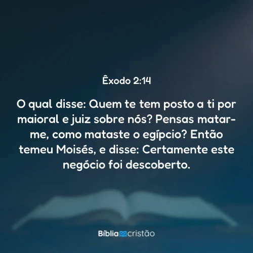 Êxodo 2:14