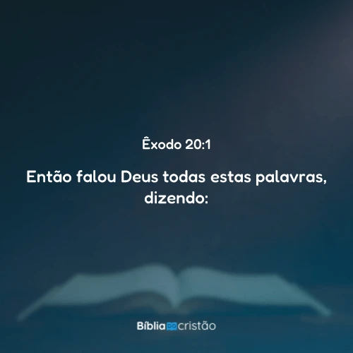Êxodo 20:1