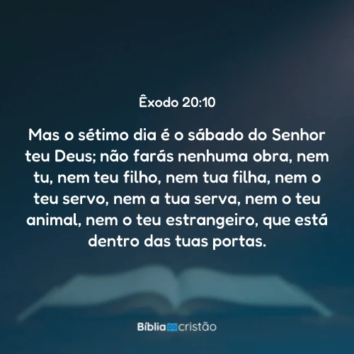 Êxodo 20:10