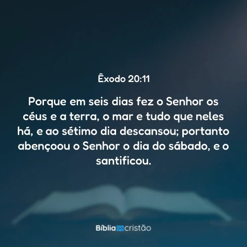 Êxodo 20:11