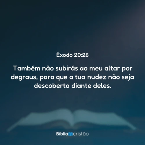 Êxodo 20:26