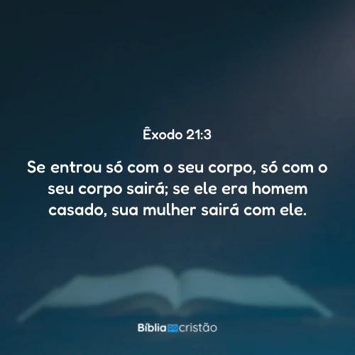 Êxodo 21:3