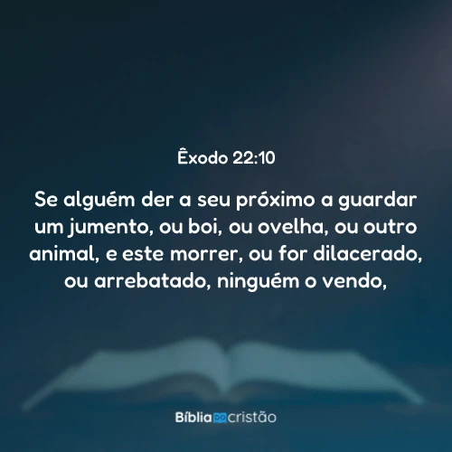 Êxodo 22:10