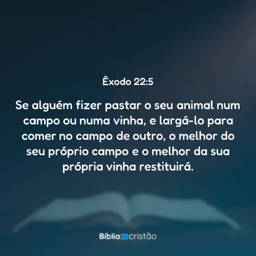 Êxodo 22:5